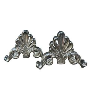 Vintage Silverplate Knife Caddy Desk Top Mail Napkin Holder‎